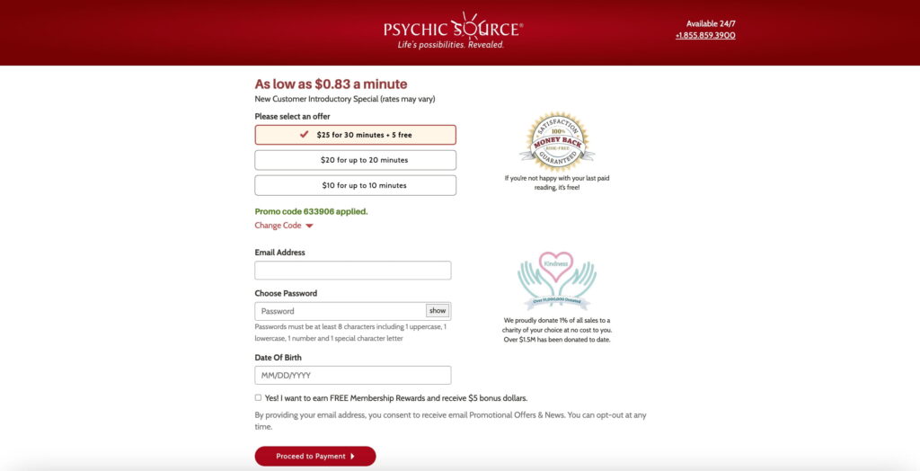 psychicsource login